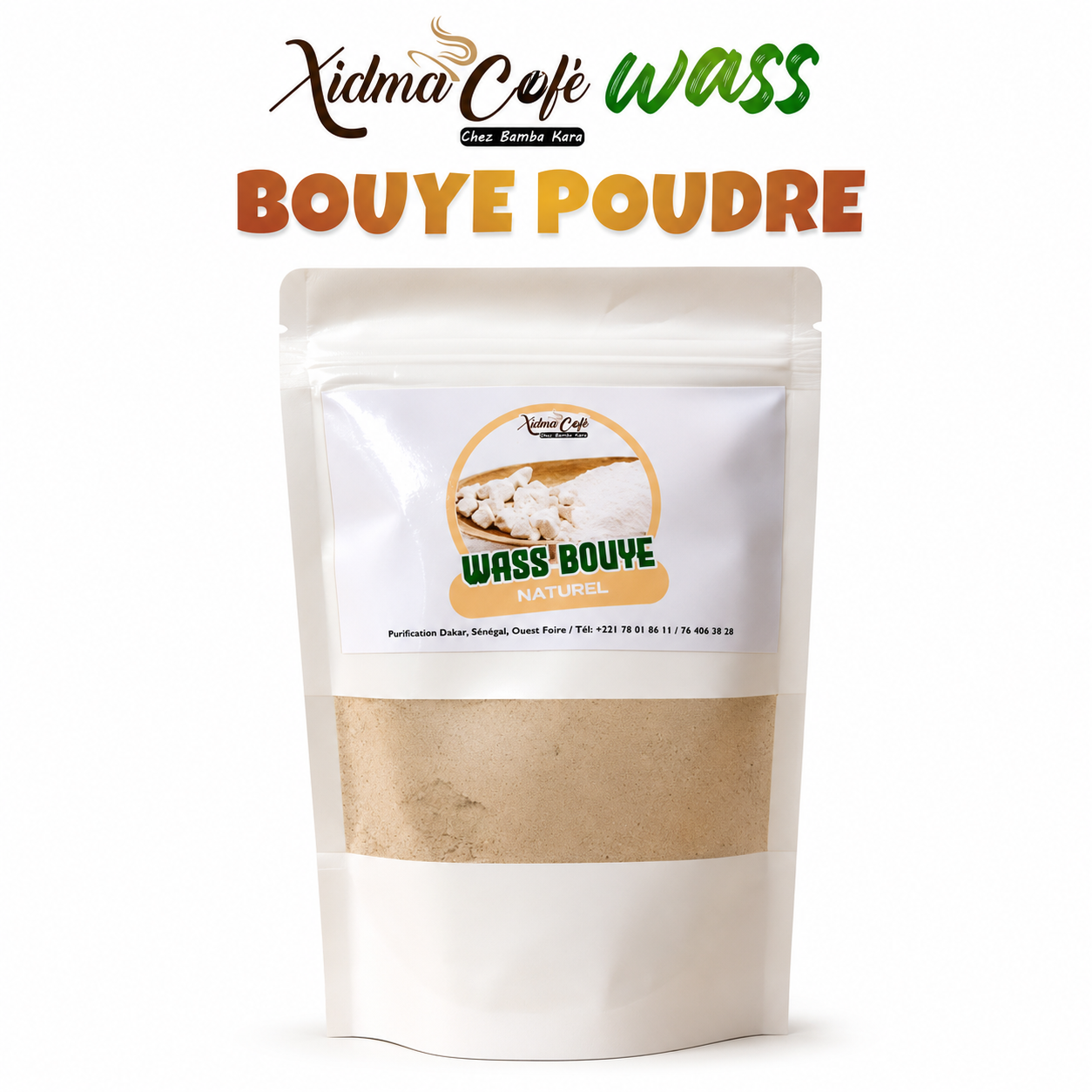 WASS BOUYE en Poudre Naturelle – Poudre de Baobab 100 % Naturelle