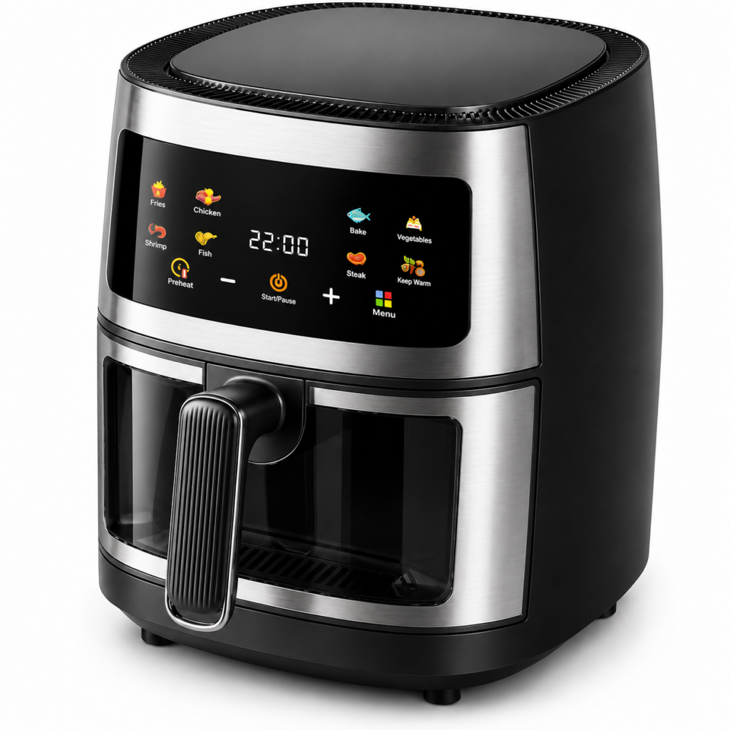 Friteuse à Air Chaud Numérique XXL – Air Fryer Multifonction