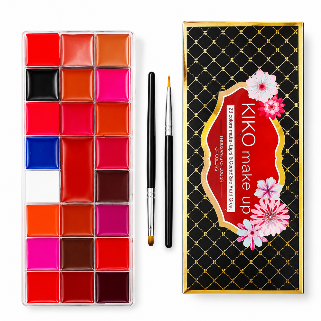 Palette Rouge à Lèvres KIKO Make Up – Palette Professionnelle 23 Couleurs