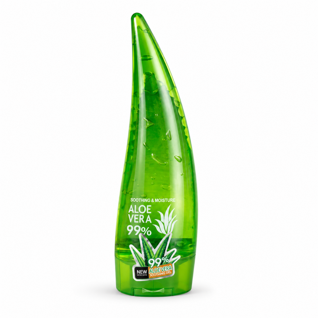 Bouteille de gel d'aloe vera