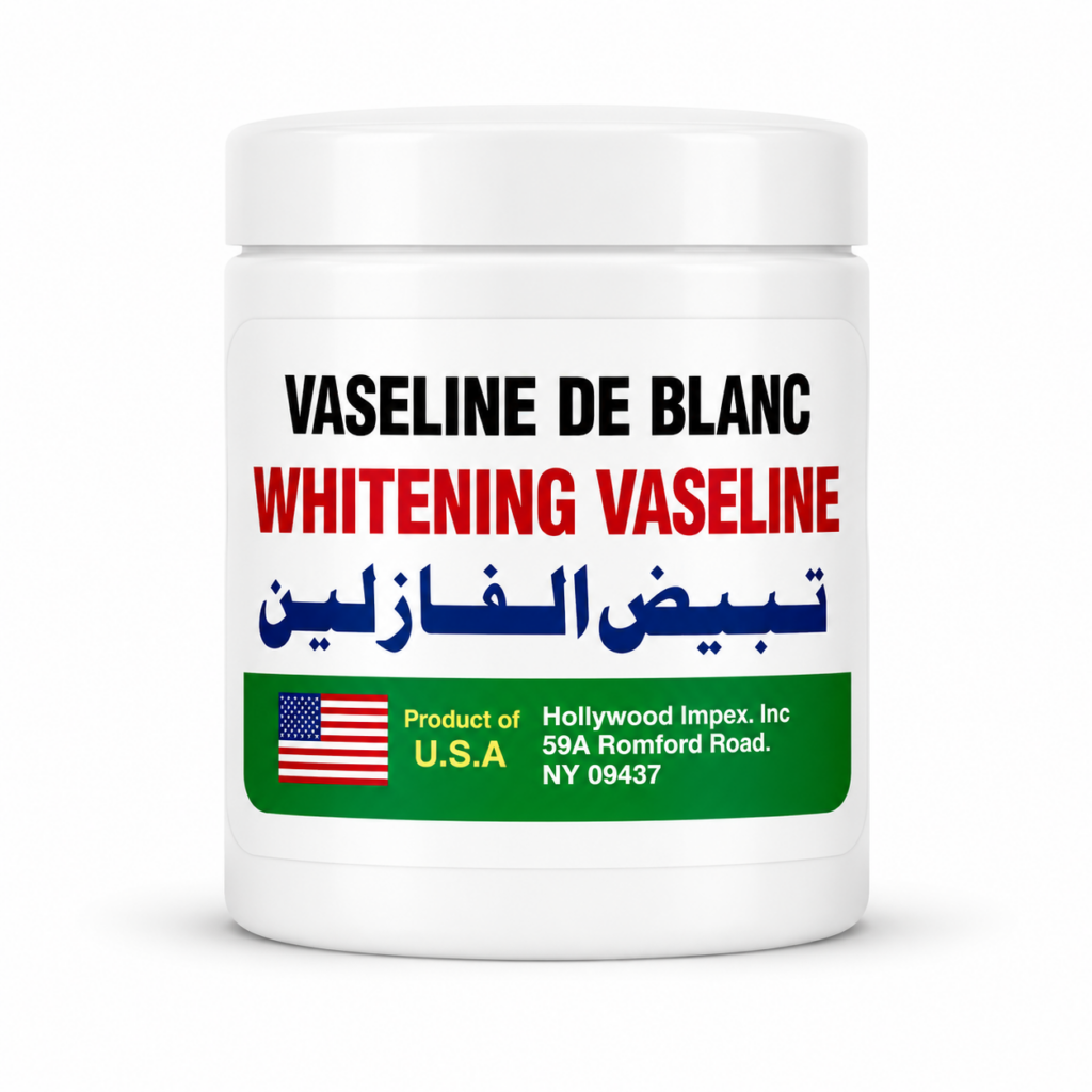 Vaseline de blanc pour le teint
