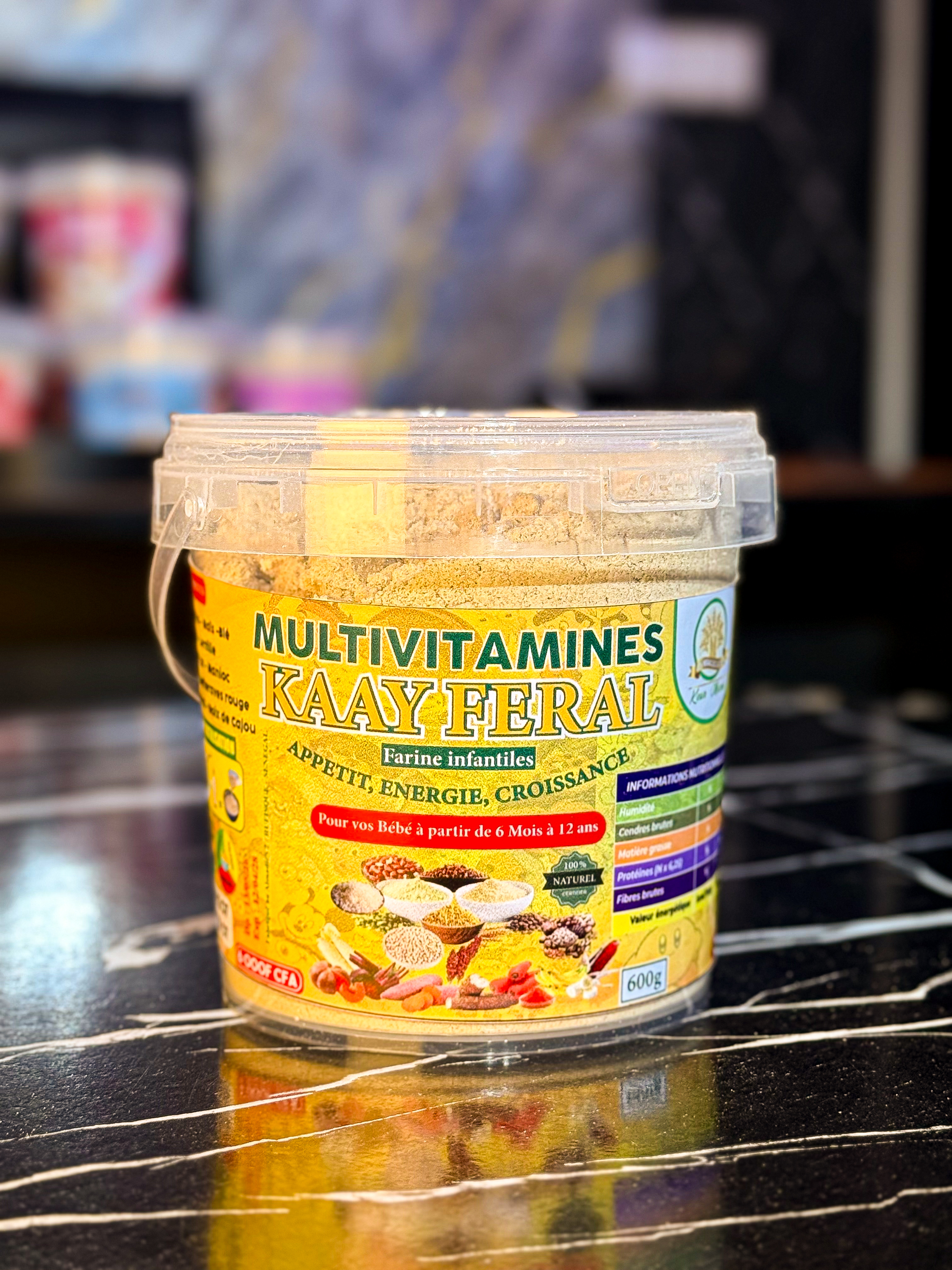Multivitamines Kaay Féral – Farine Infantile Naturelle 600 g dès 6 Mois – Image 2