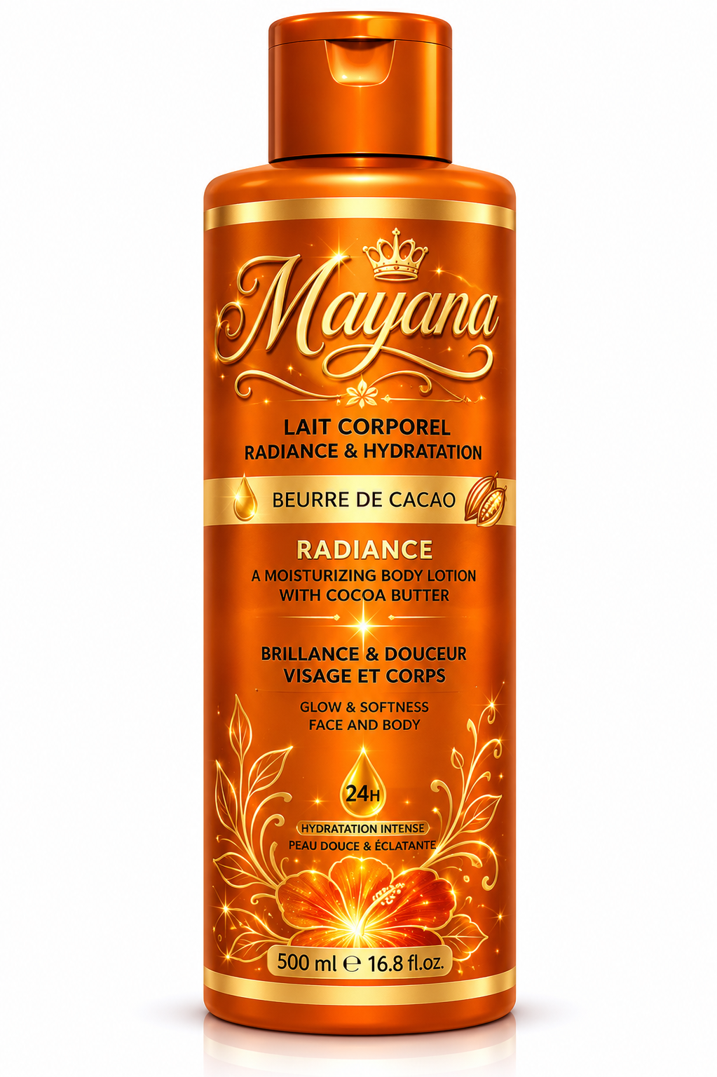 lotion éclatante et hydratante