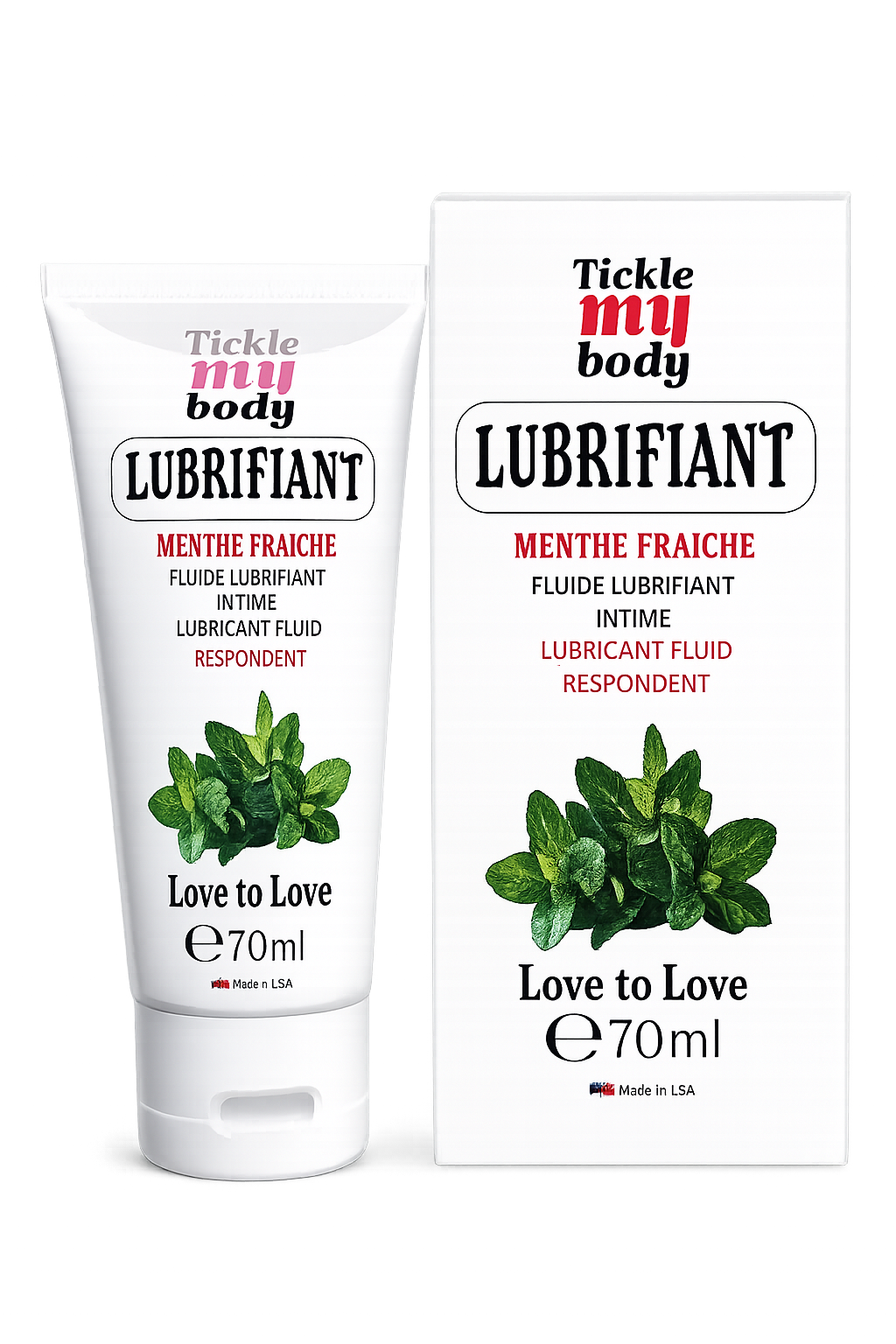 Lubrifiant Intime Love to Love Menthe Fraîche 70 ml