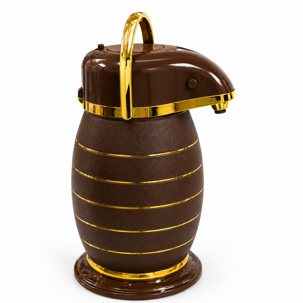 Thermos Pompe Isotherme de Luxe Marron