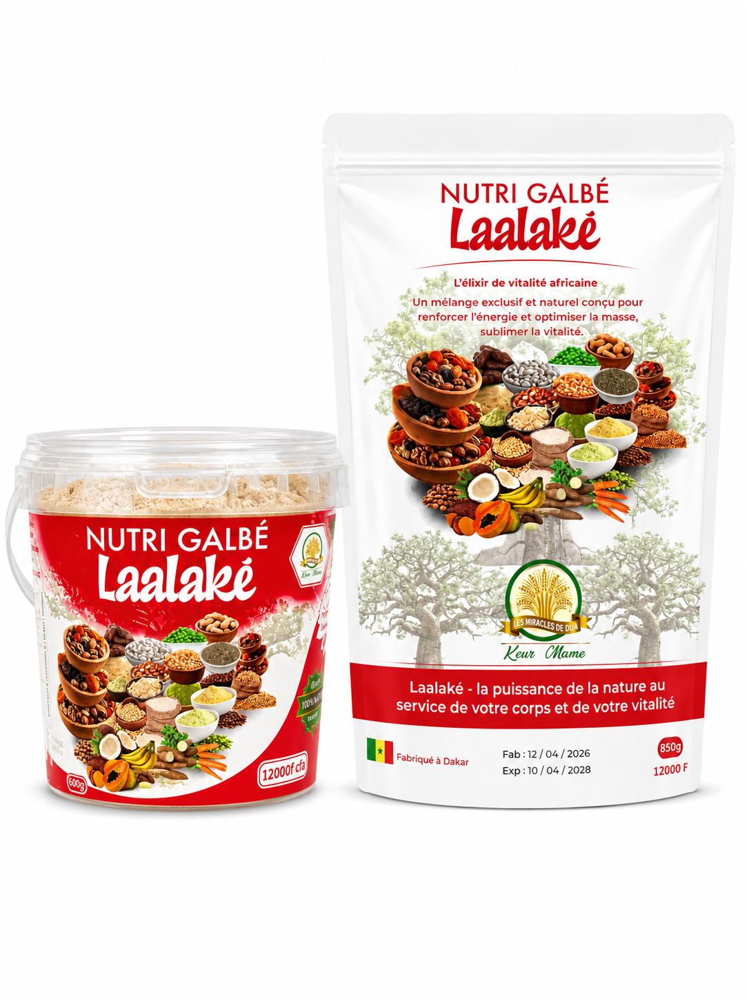 Nutri Galbé Laalaké – Mélange Nutritionnel Naturel pour un Apport Énergétique Quotidien
