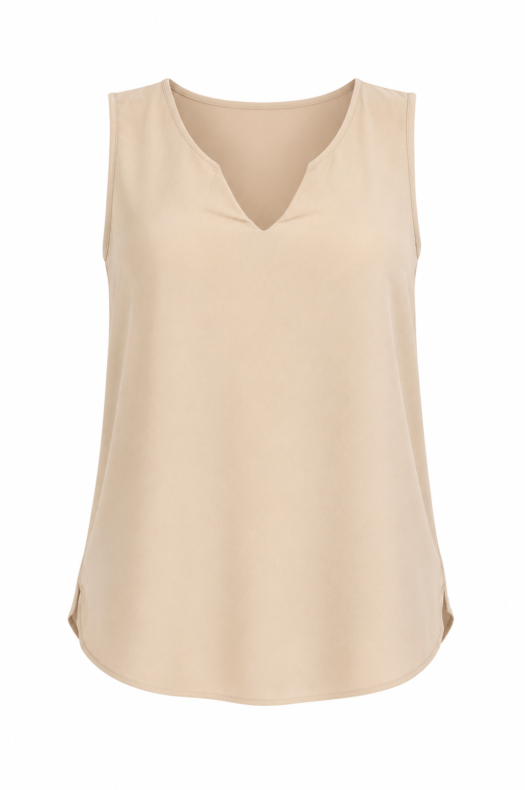 Top beige élégant