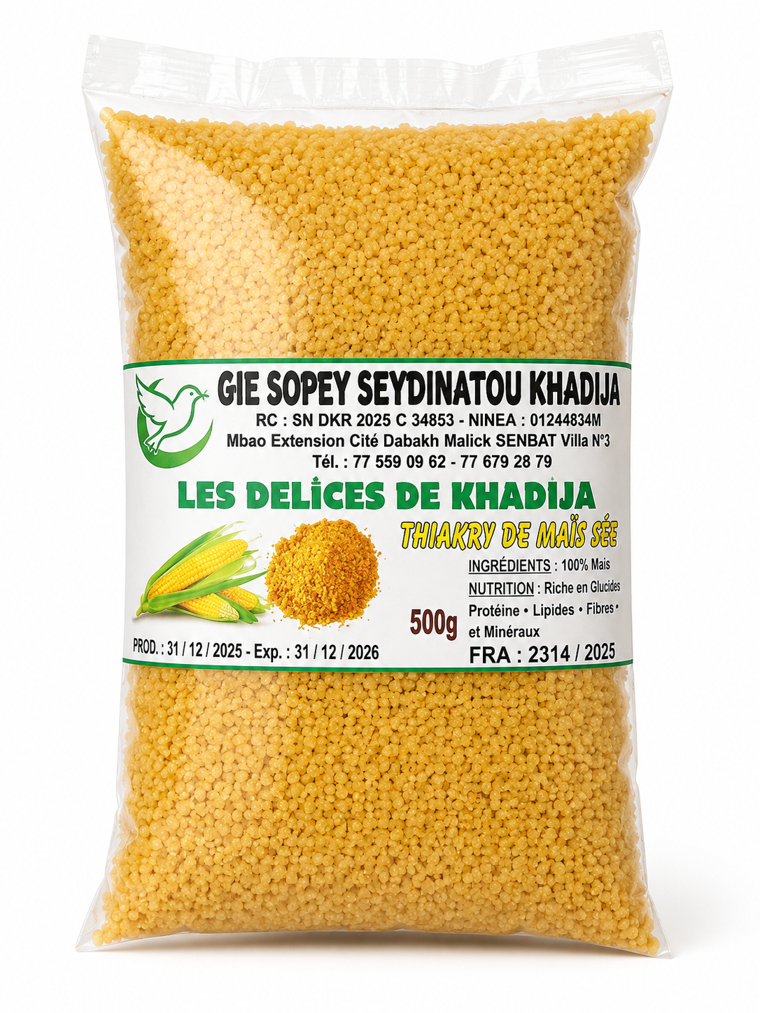 Couscous maïs