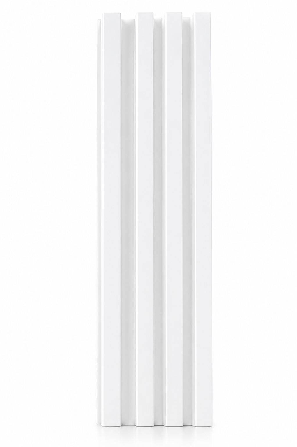 Panneau blanc rainuré