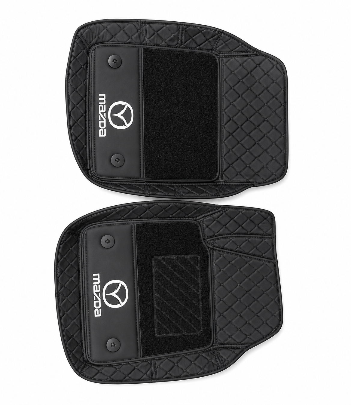 Tapis de sol Mazda matelassés noirs
