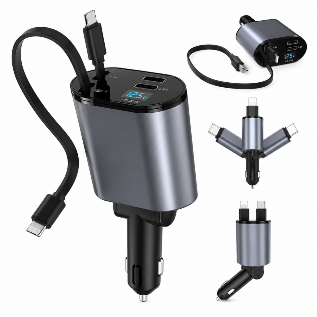 Chargeur voiture multifonction 12,5 V