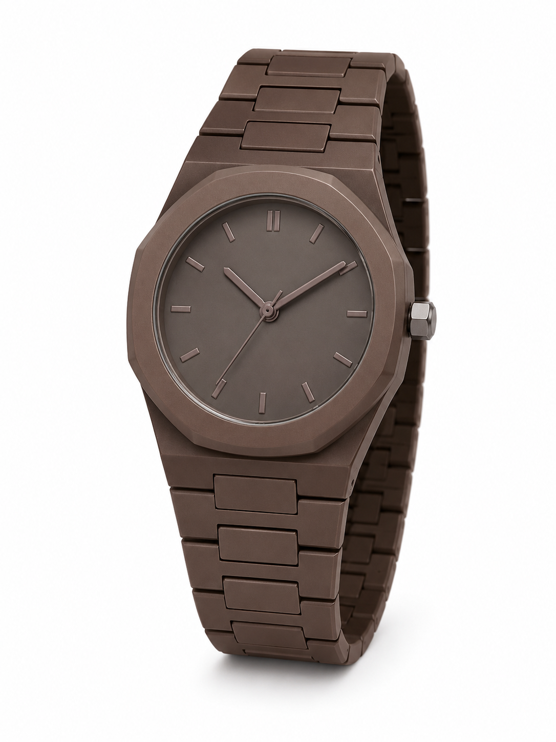 Montre-bracelet brune