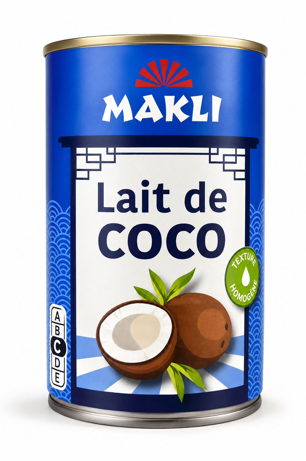 Boîte de lait de coco Makli