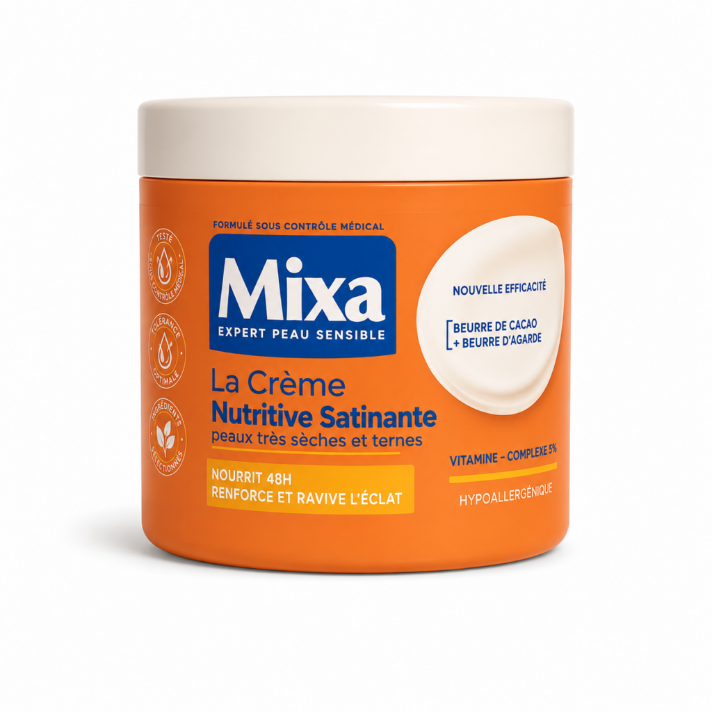 Mixa Crème Nutritive – Hydratation 48h
