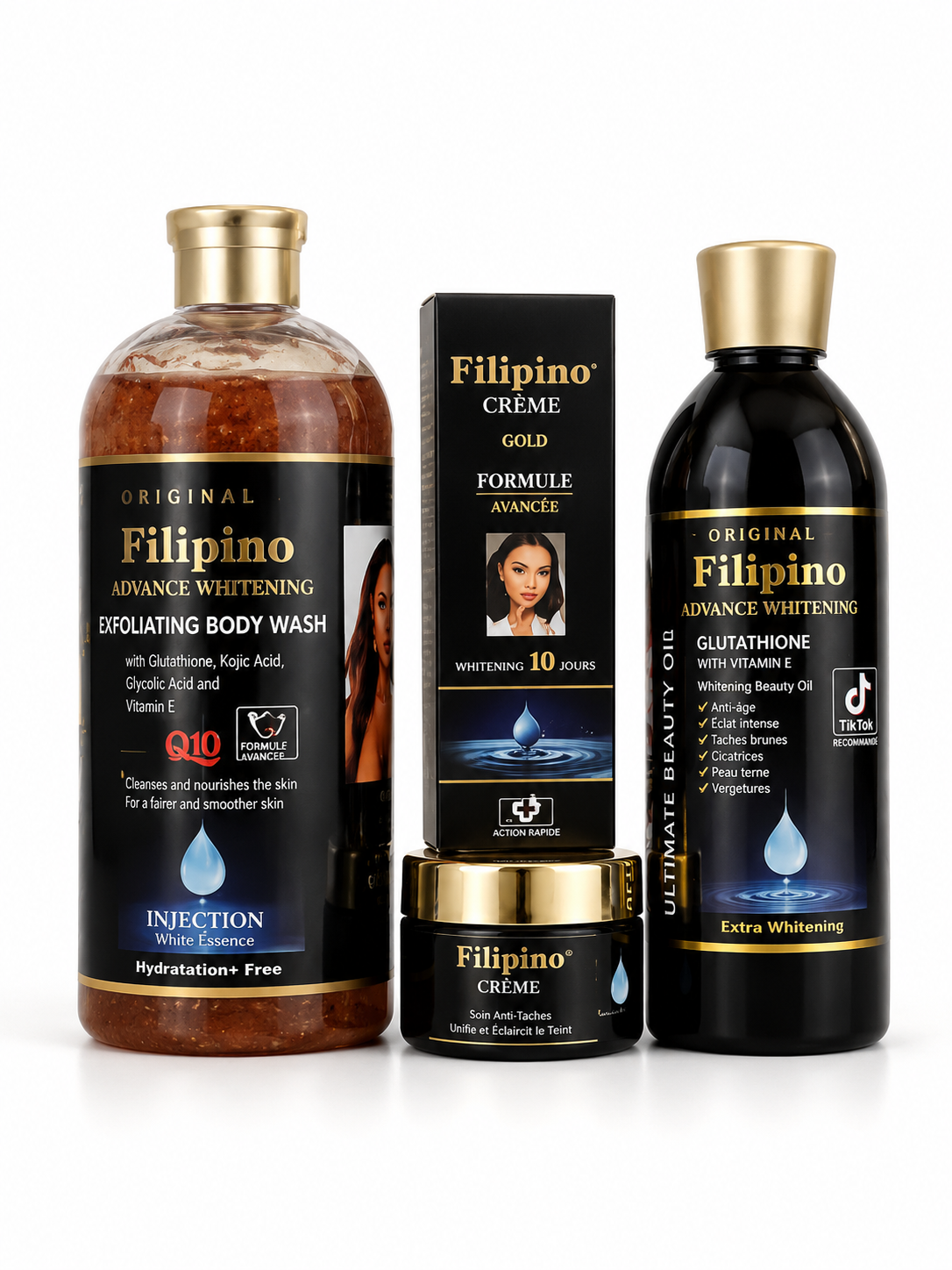 Kit Filipino Gold – Éclat & Soin Complet