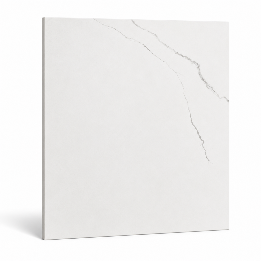 Carreau élégant en marbre blanc