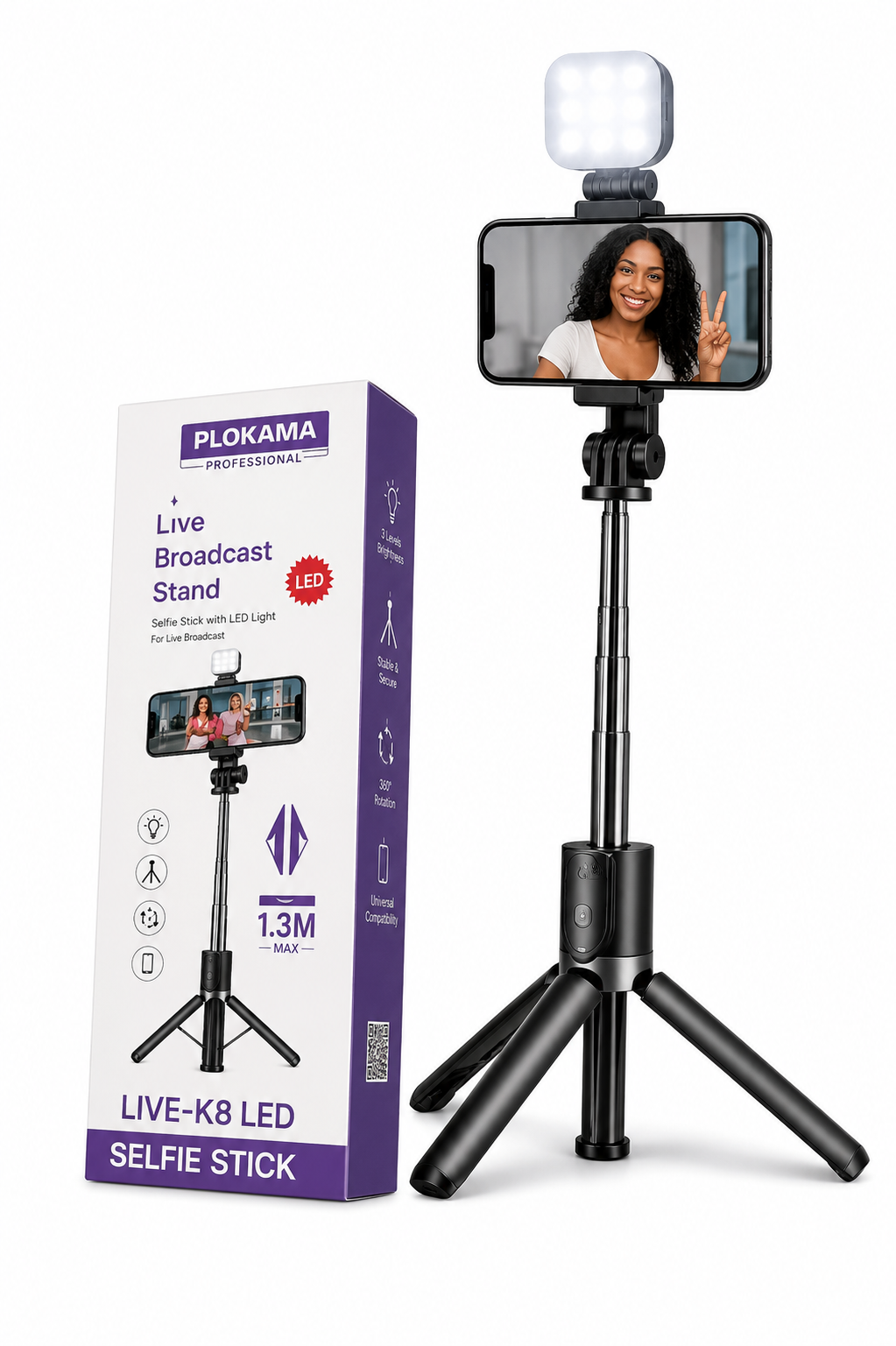 Trépied selfie stick