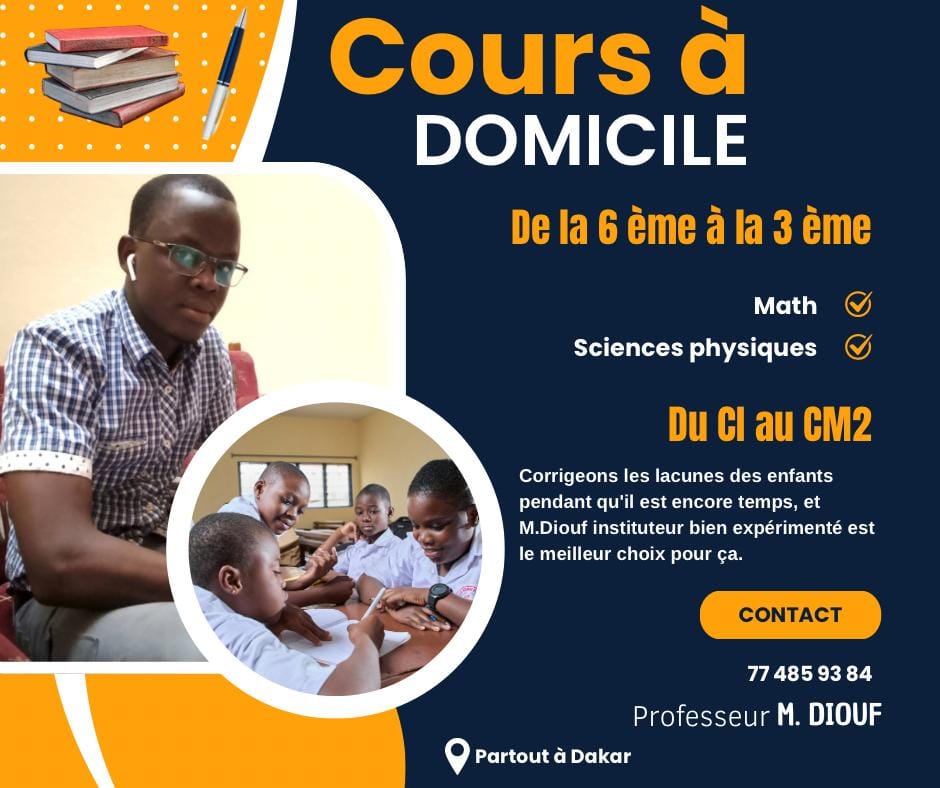 Cours à Domicile Apartir de