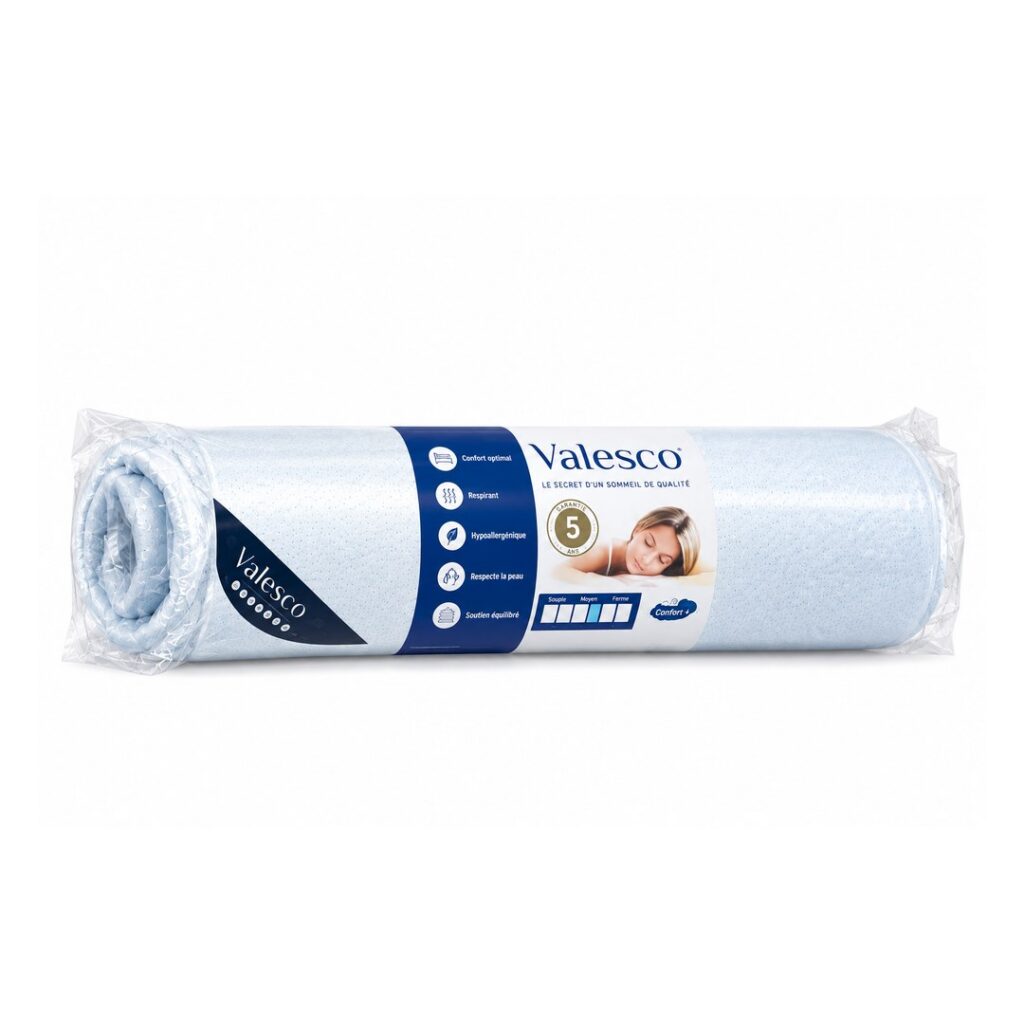 Matelas Valesco Confort+ – Confort optimal et respirant