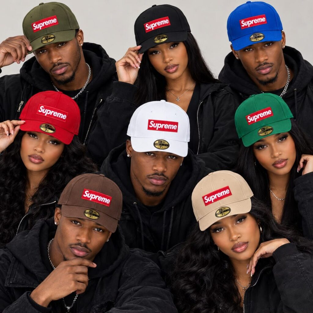 Casquette Supreme Homme et Femme – Style Streetwear et Plusieurs Coloris
