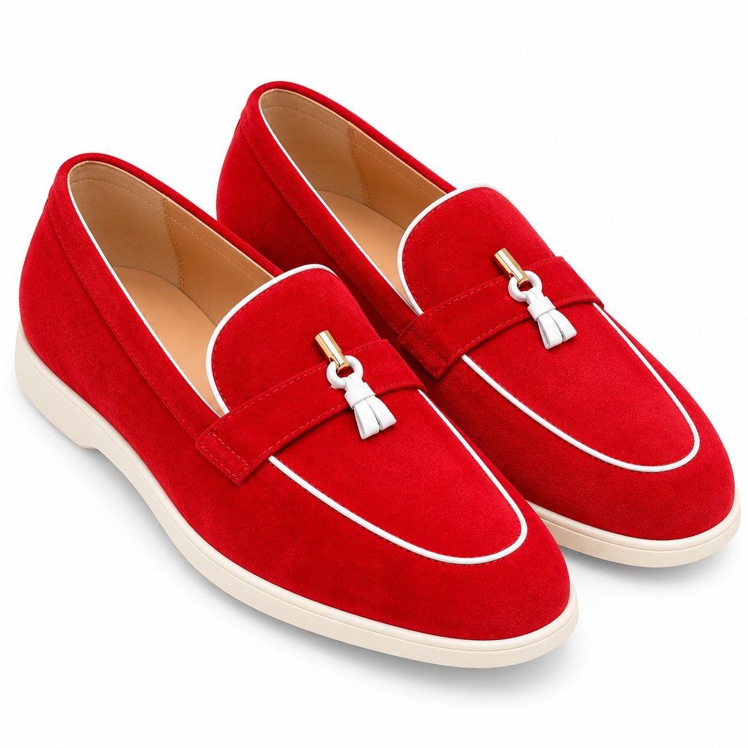 Mocassins Rouges Élégants