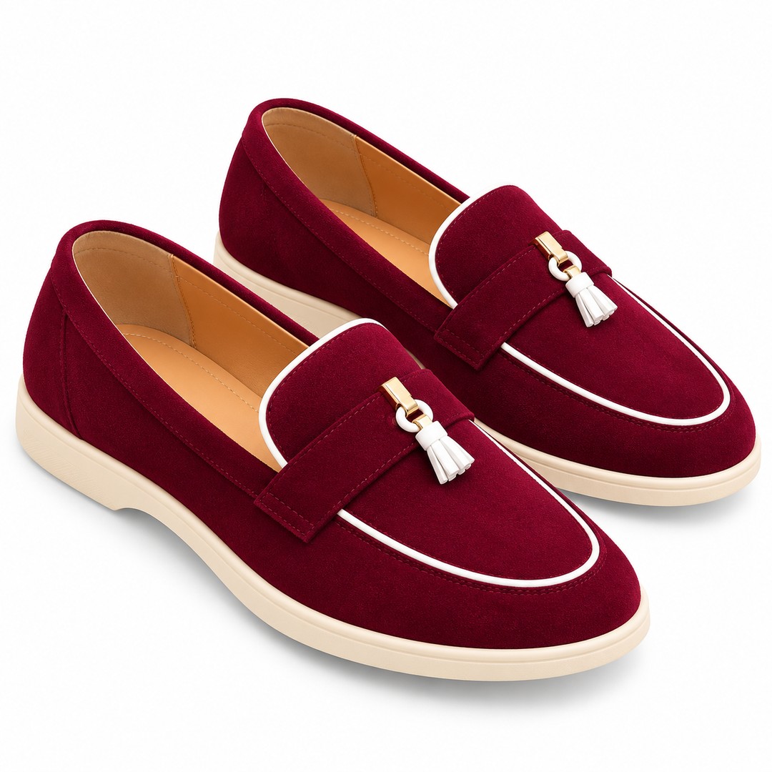 Mocassins Bordeaux Élégants